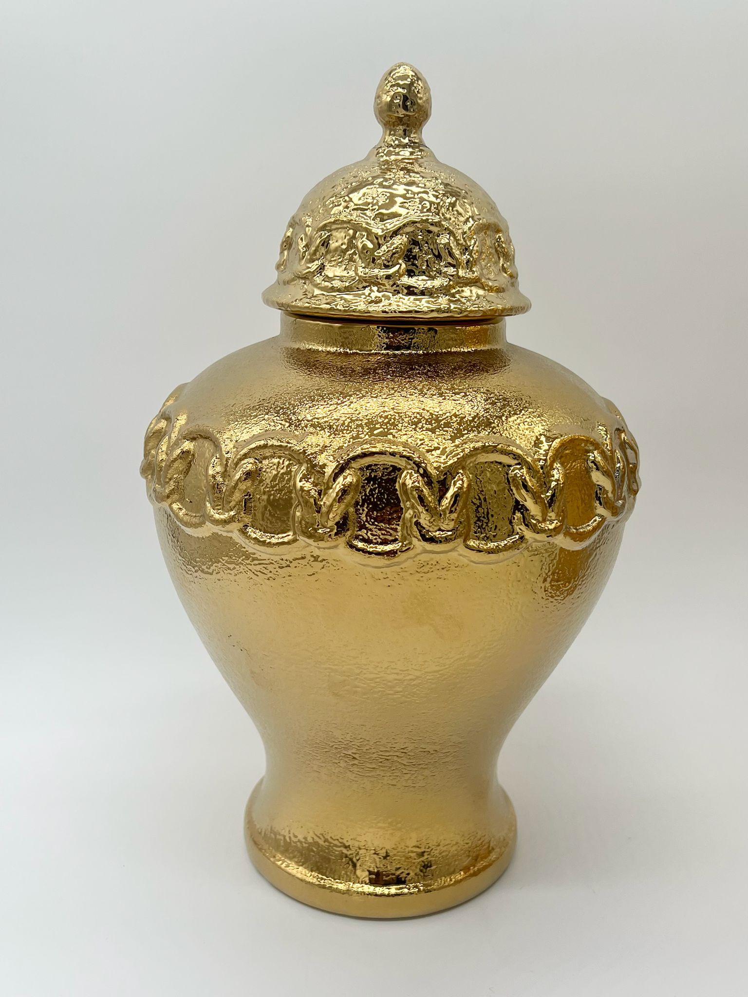 Gold Small & Large Ginger for Orishas / Tinaja dorada pequeña y grande para Orishas
