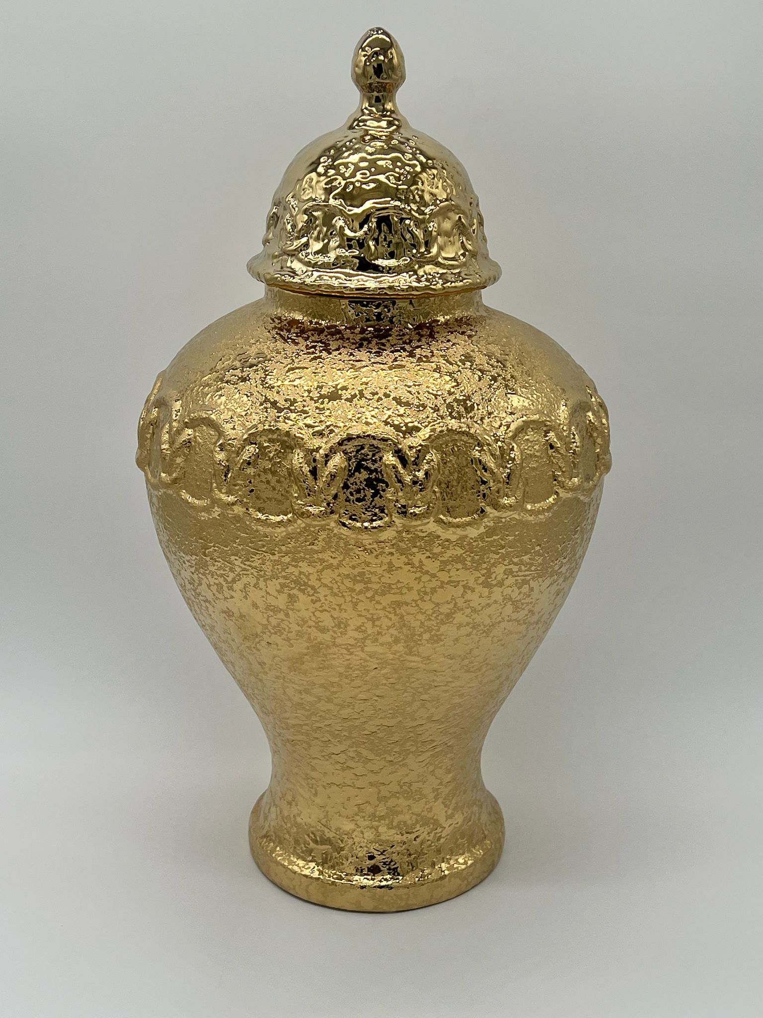 Gold Small & Large Ginger for Orishas / Tinaja dorada pequeña y grande para Orishas