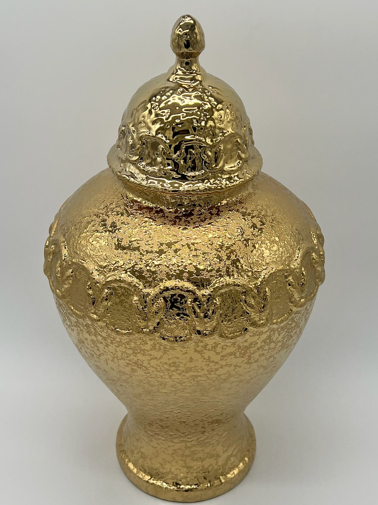 Gold Small & Large Ginger for Orishas / Tinaja dorada pequeña y grande para Orishas