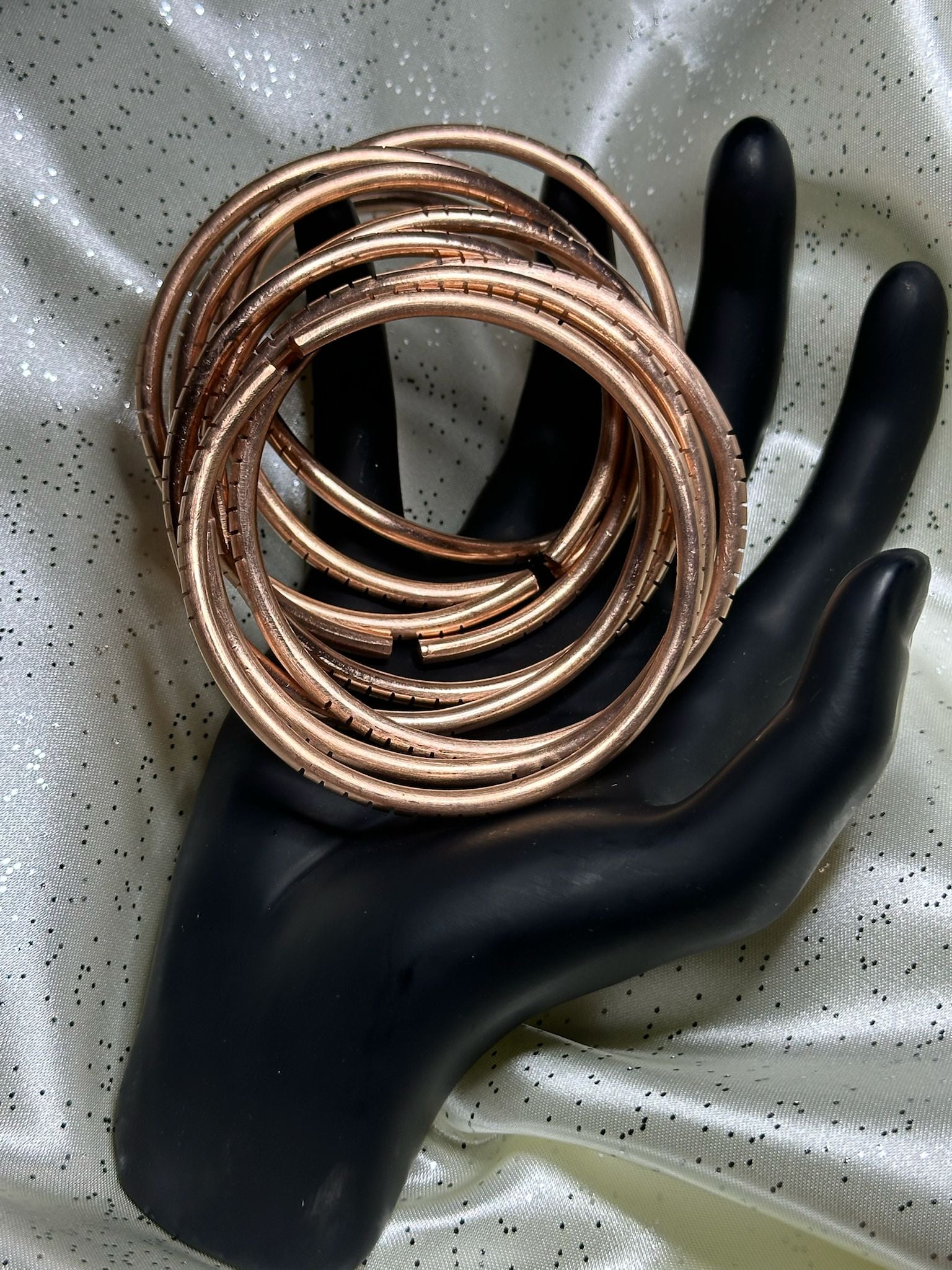 Manillas de Oya - Cobre 6 gauge / Oya Bangle - Copper 6 gauge