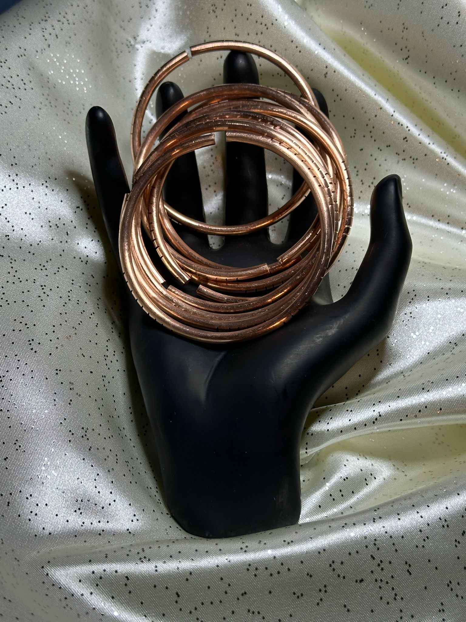 Manillas de Oya - Cobre 6 gauge / Oya Bangle - Copper 6 gauge