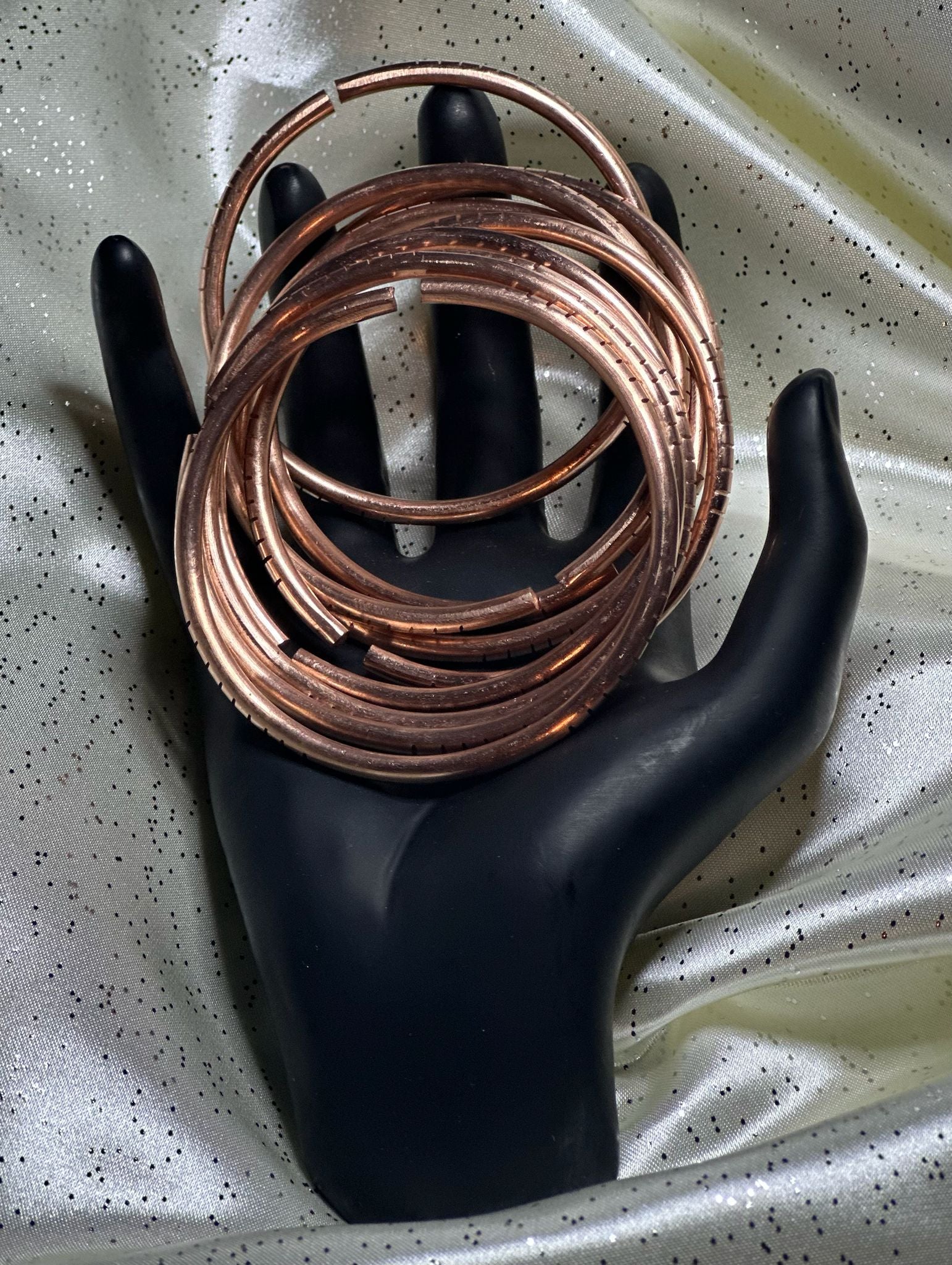 Manillas de Oya - Cobre 6 gauge / Oya Bangle - Copper 6 gauge