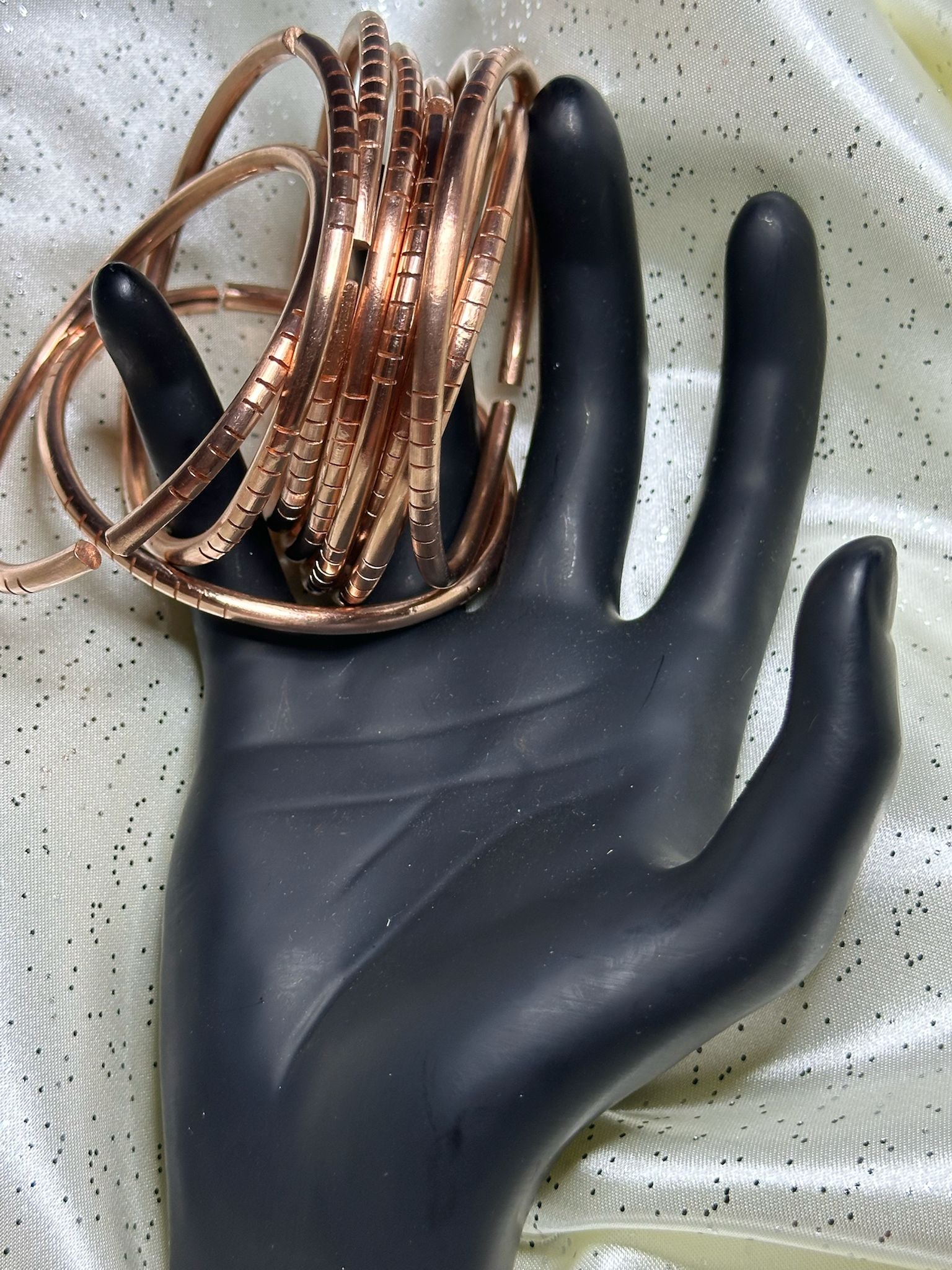Manillas de Oya - Cobre 6 gauge / Oya Bangle - Copper 6 gauge