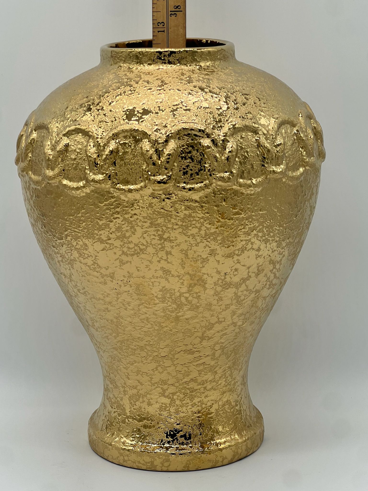 Gold Small & Large Ginger for Orishas / Tinaja dorada pequeña y grande para Orishas