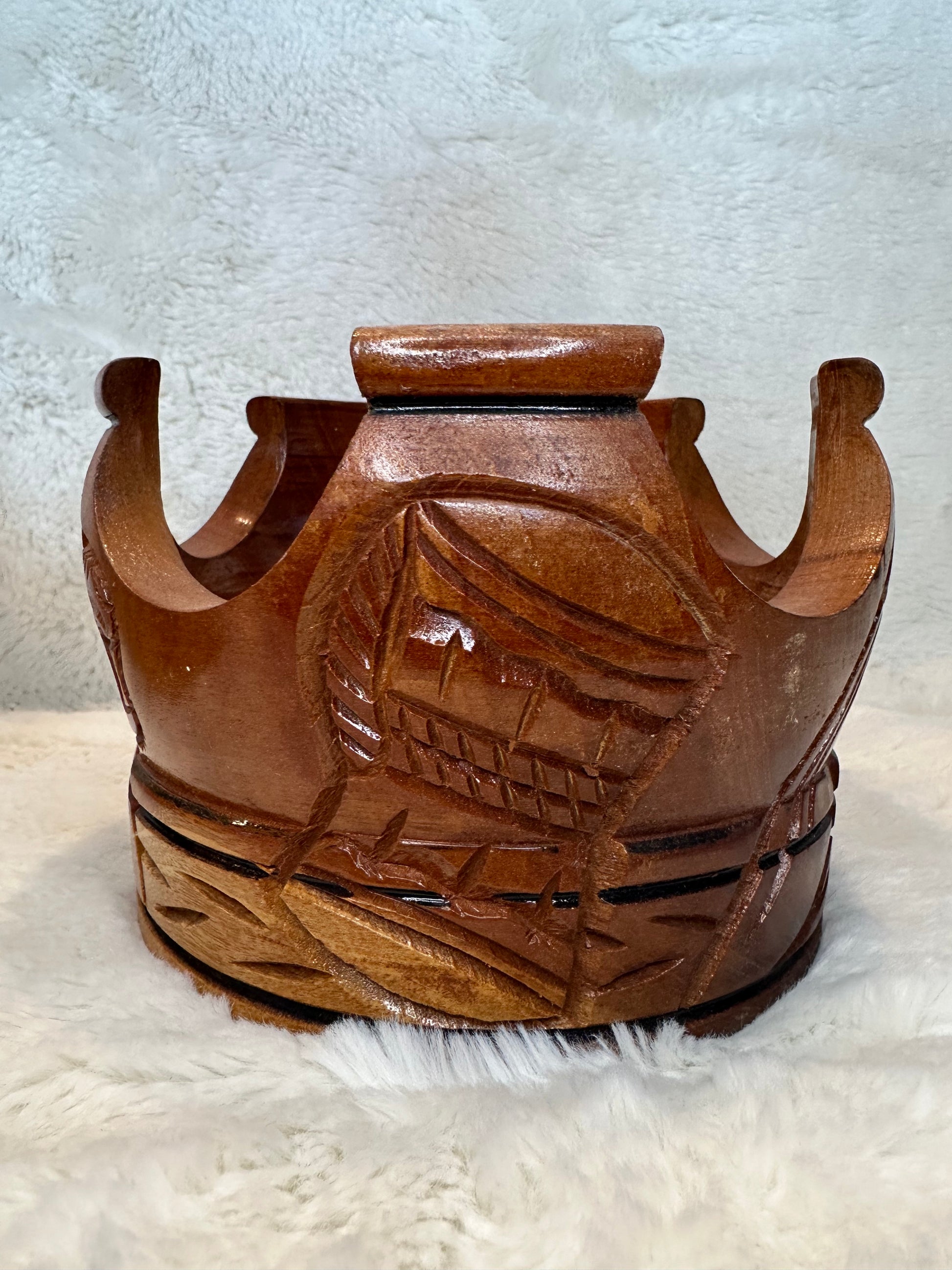 Corona de Chango en Madera / Wooden Crown for Shango