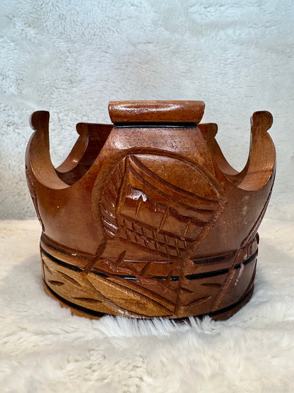 Corona de Chango en Madera / Wooden Crown for Shango
