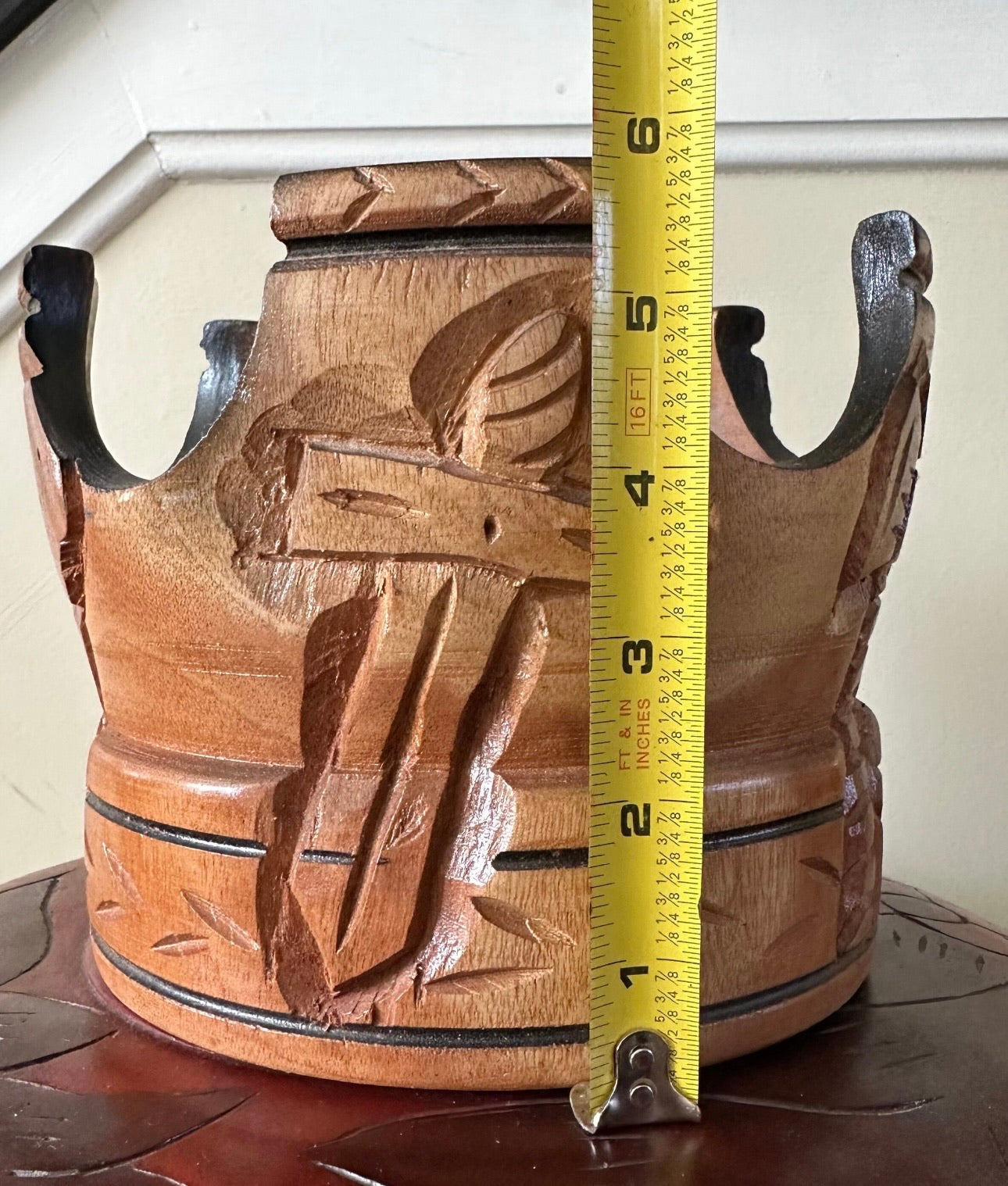 Corona de Chango en Madera / Wooden Crown for Shango