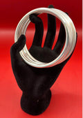 Manilla de Obatala Plata Fina Calibre .999 6 gauge - Gruesa/ Obbatala Bangle in .999 Fine Silver 6 gauge - Thick