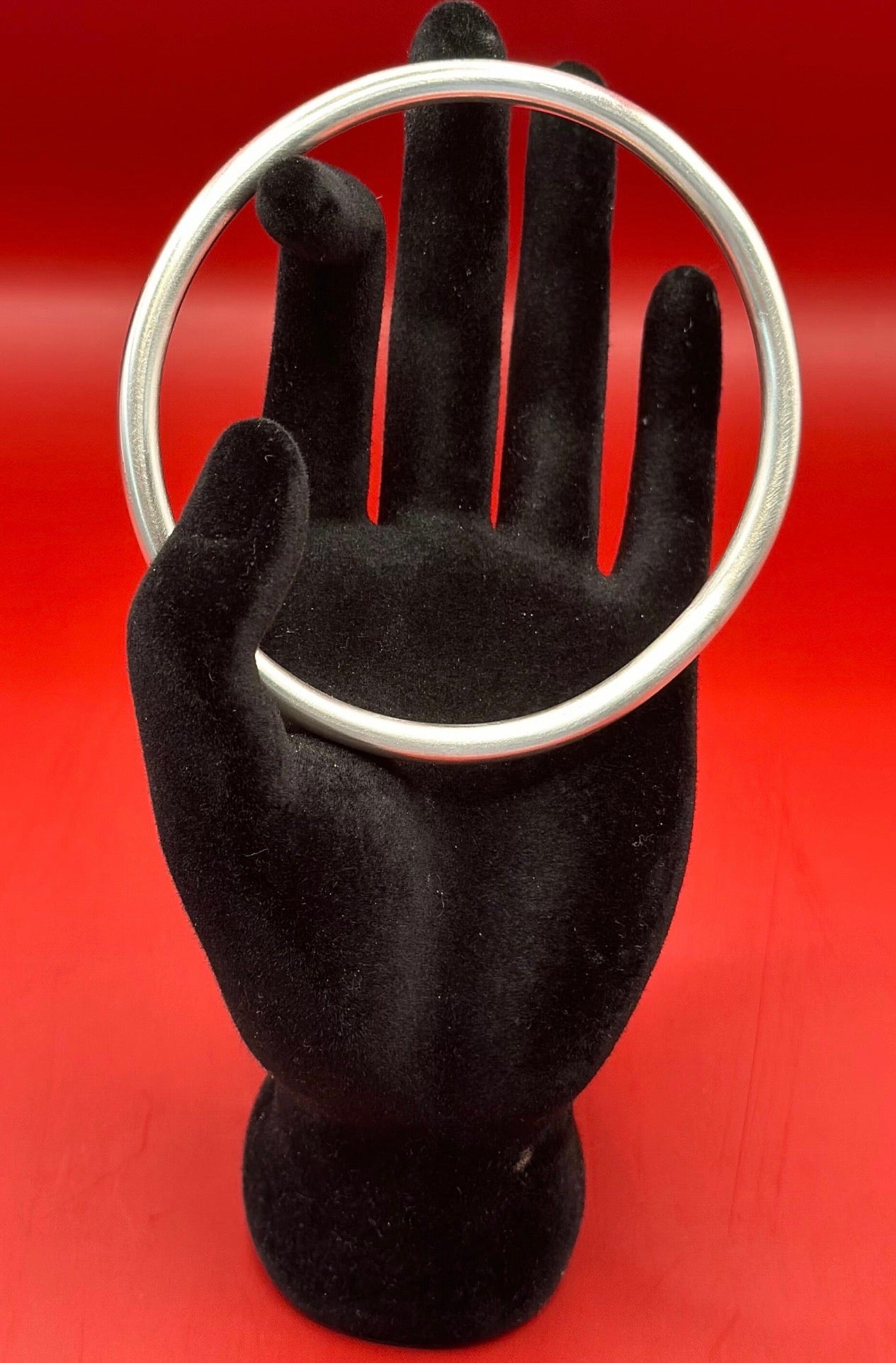 Manilla de Obatala Plata Fina Calibre .999 6 gauge - Gruesa/ Obbatala Bangle in .999 Fine Silver 6 gauge - Thick