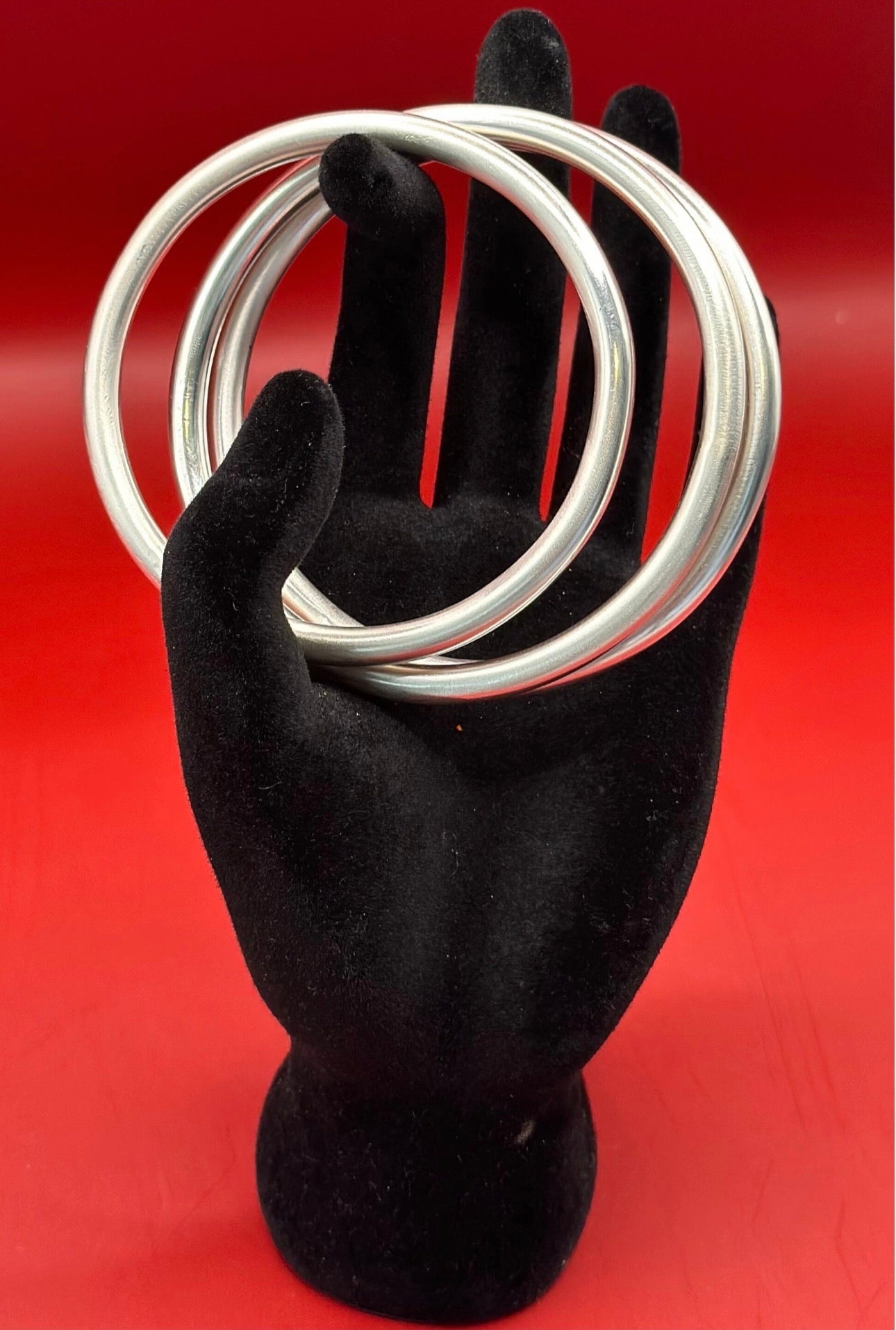 Manilla de Obatala Plata Fina Calibre .999 6 gauge - Gruesa/ Obbatala Bangle in .999 Fine Silver 6 gauge - Thick