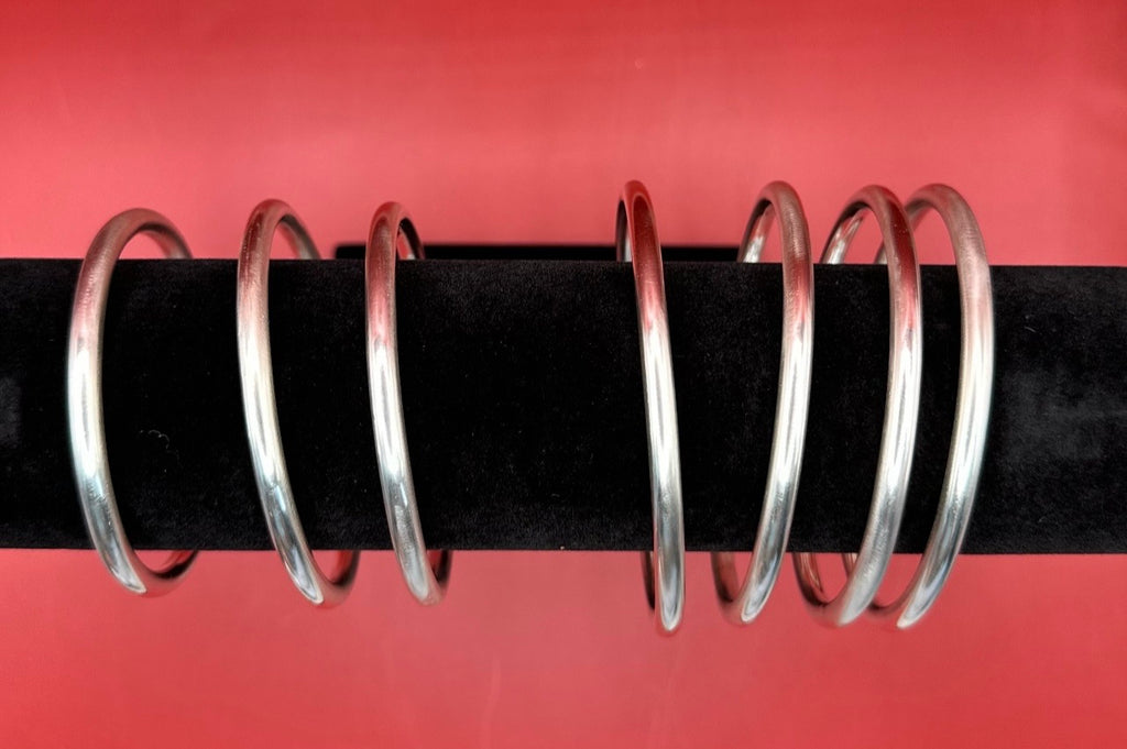 Manilla de Obatala Plata Fina Calibre .999 4 gauge - Gruesa/ Obbatala Bangle in .999 Fine Silver 4 gauge - Thick