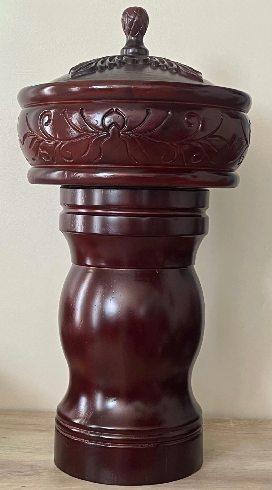 Batea y Pilon Para Chango / Wooden Batea and Stand (Pilon) for Shango