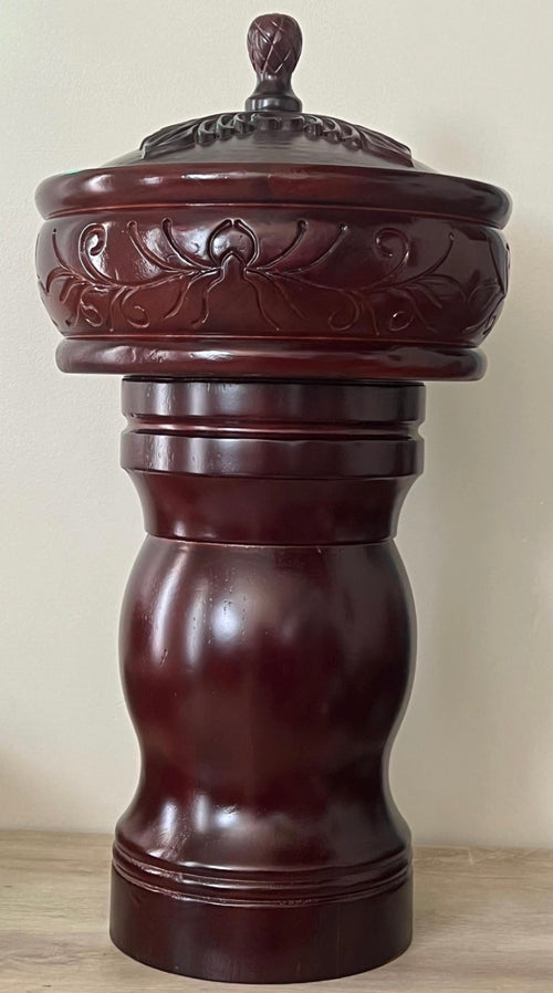 Batea y Pilon Para Chango / Wooden Batea and Stand (Pilon) for Shango