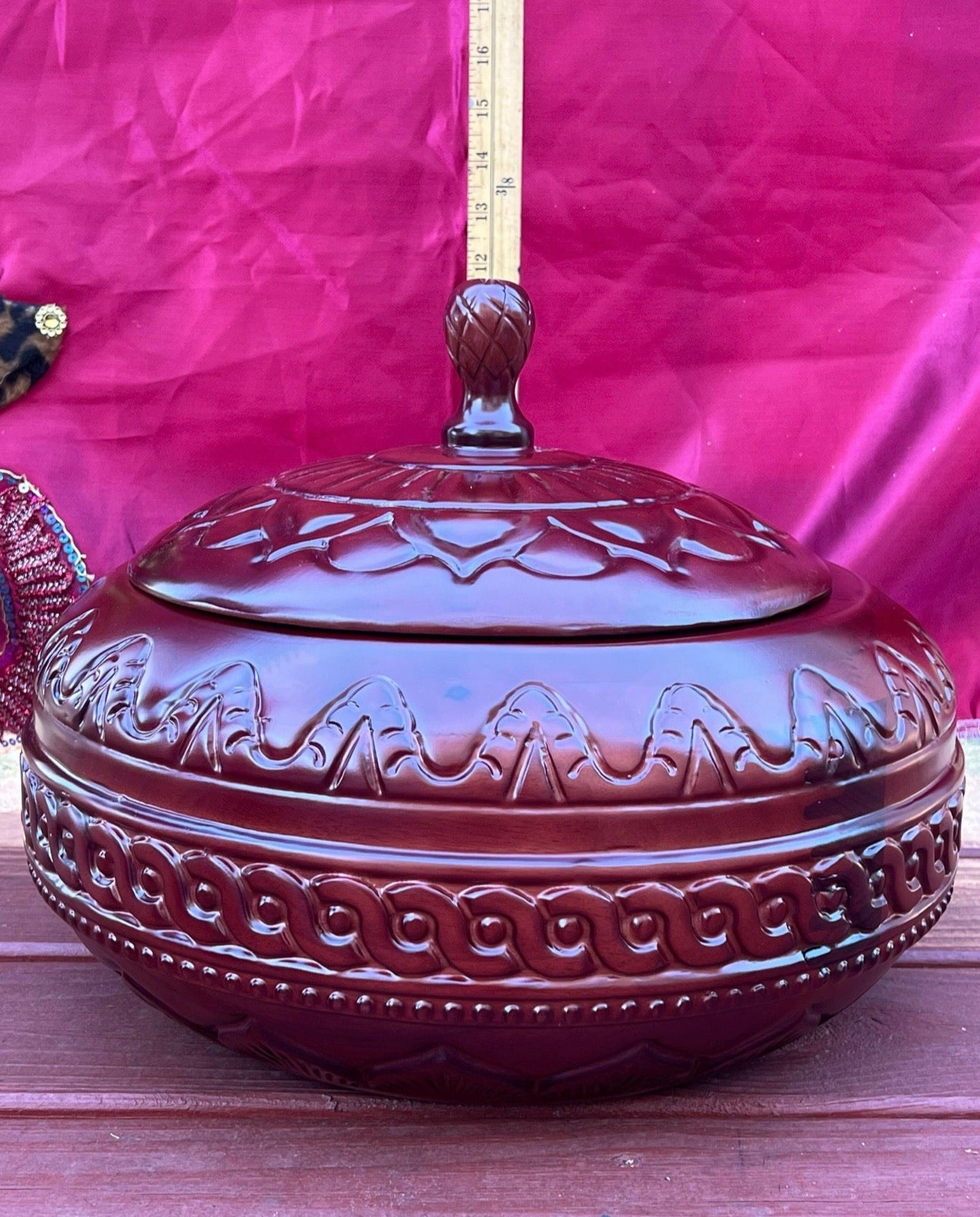 Batea y Pilon Para Chango / Wooden Batea and Stand (Pilon) for Shango