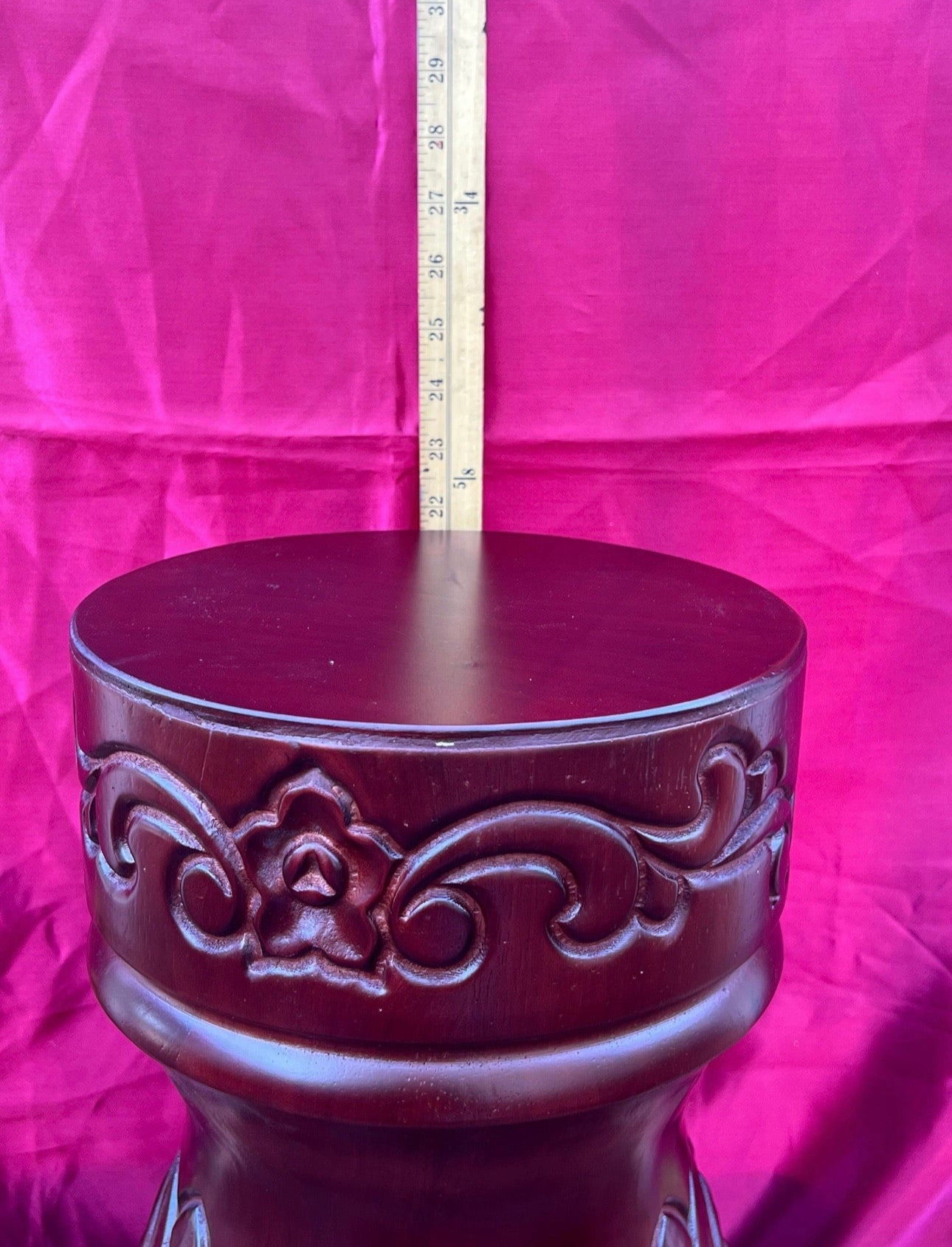 Batea y Pilon Para Chango / Wooden Batea and Stand (Pilon) for Shango