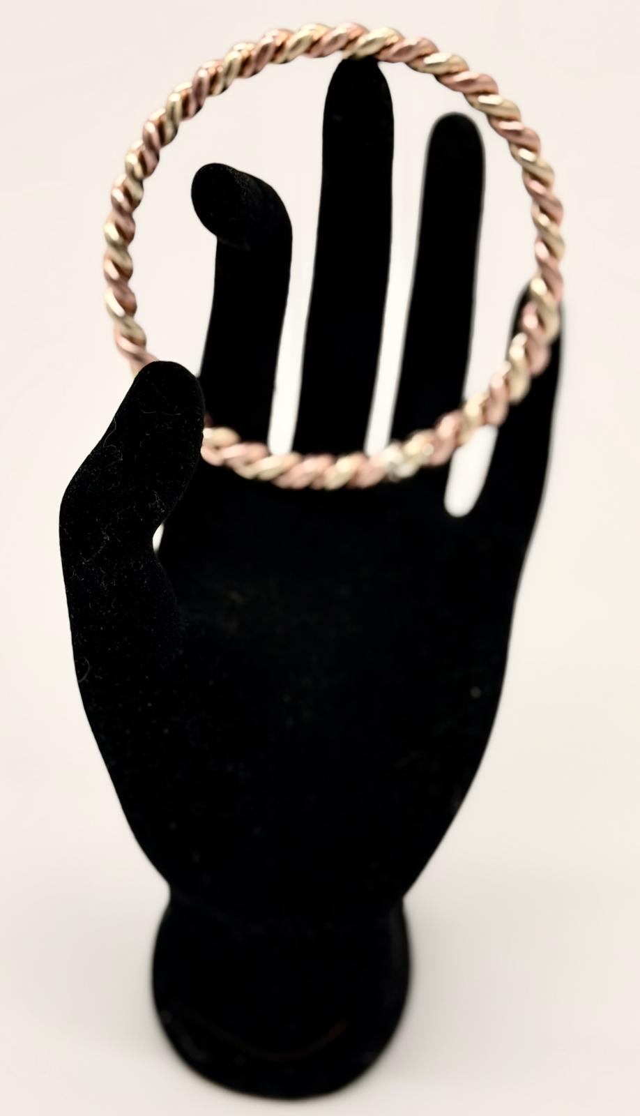 Handmade Tri-Metal Orisha Bracelet Inspired by Yemaya, Oshun & Oya