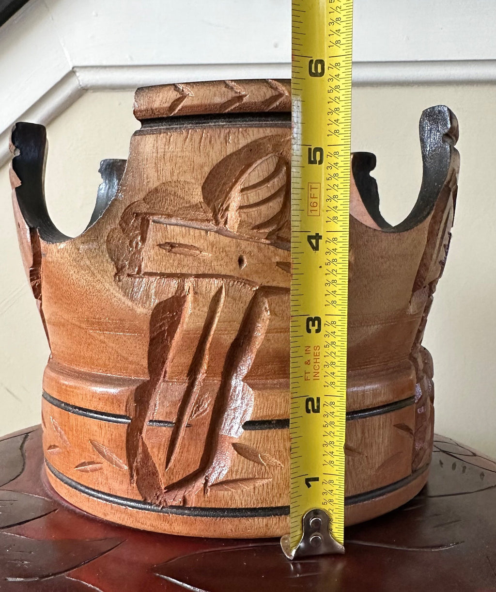 Corona de Chango en Madera / Wooden Shango Crown