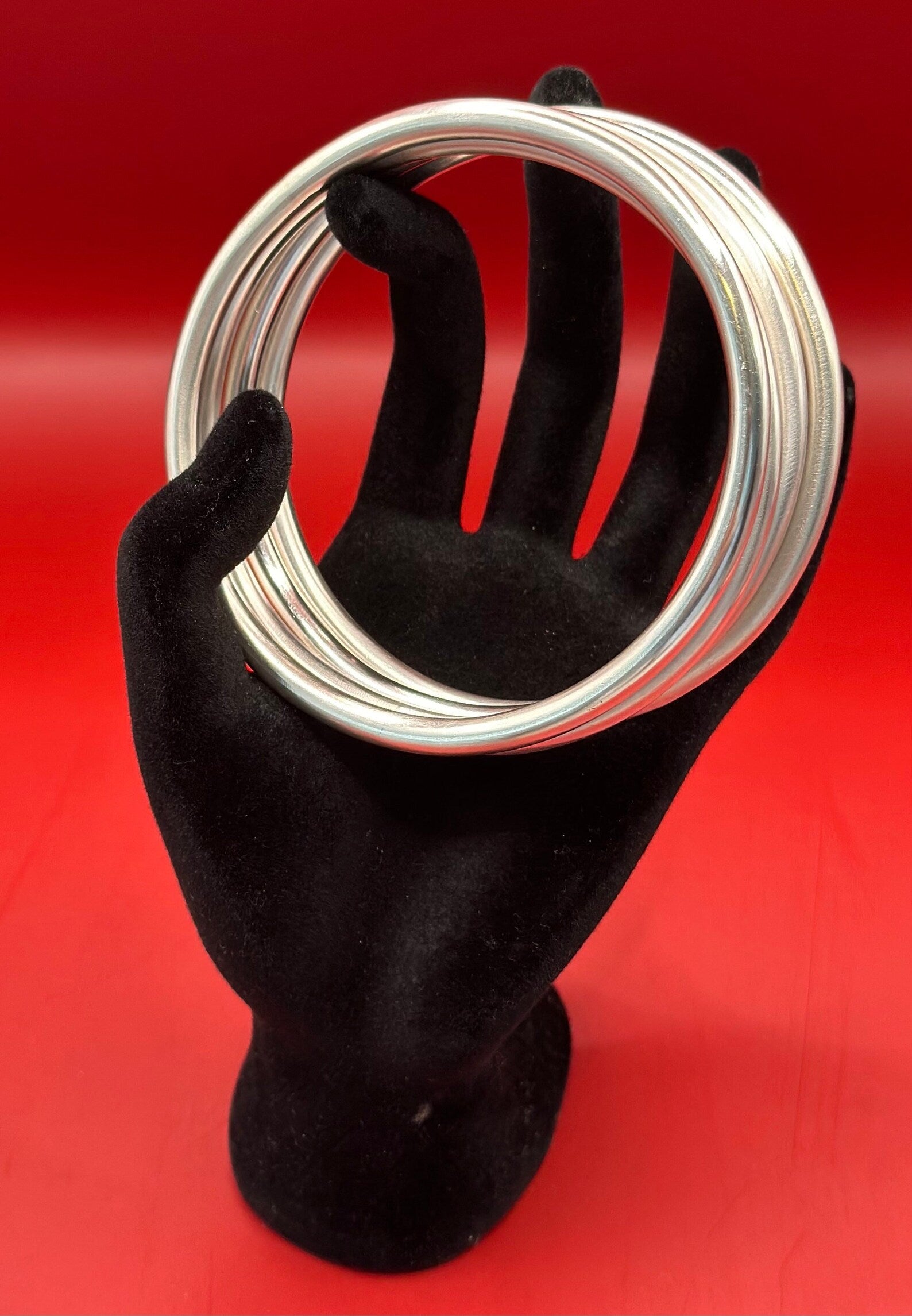 Manilla de Obatala Plata Fina 4ga / Obbatala Bangle in Fine Silver 4ga