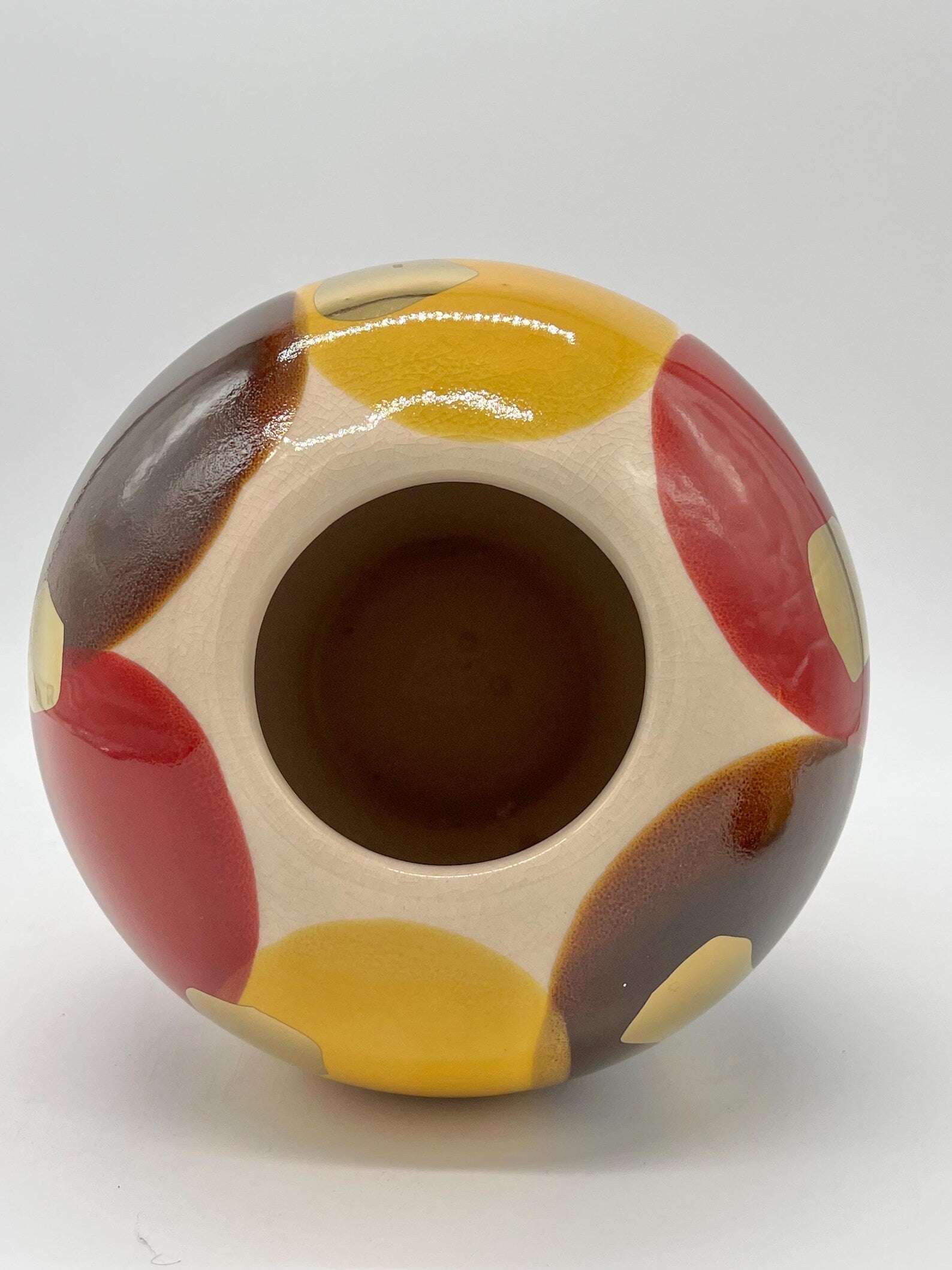 Exotic multicolor Ginger Jar for Oya / Exótica Tinaja multicolor para Oya