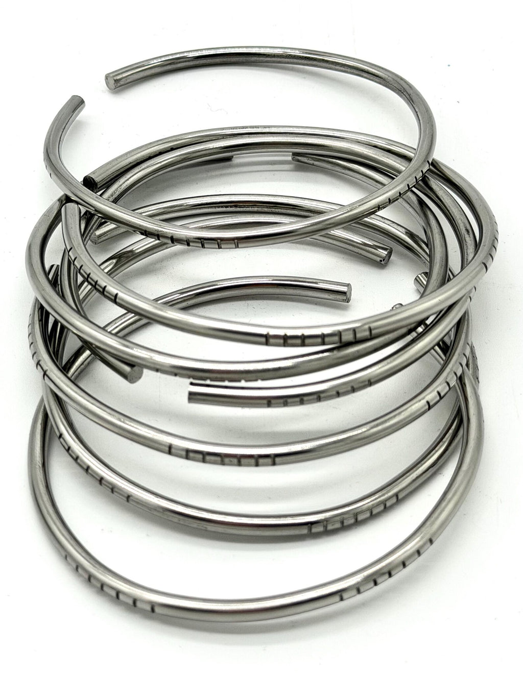 Manillas para Yemaya en Acero Inoxidable  / Stainless Steel Yemaya Bangle Set