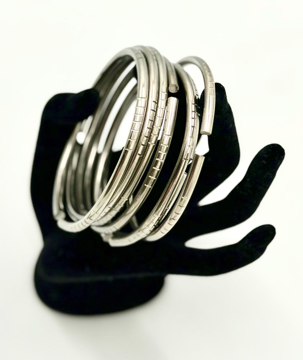 Manillas para Yemaya en Acero Inoxidable  / Stainless Steel Yemaya Bangle Set