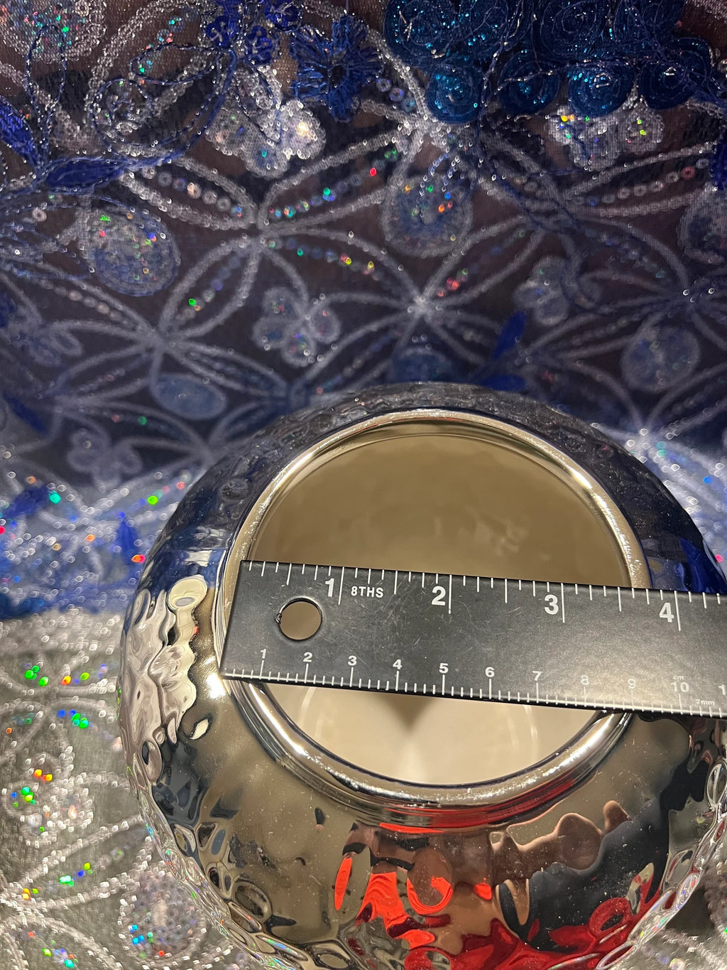 Ceramic Orisha Tinaja: Silver Ginger Jar