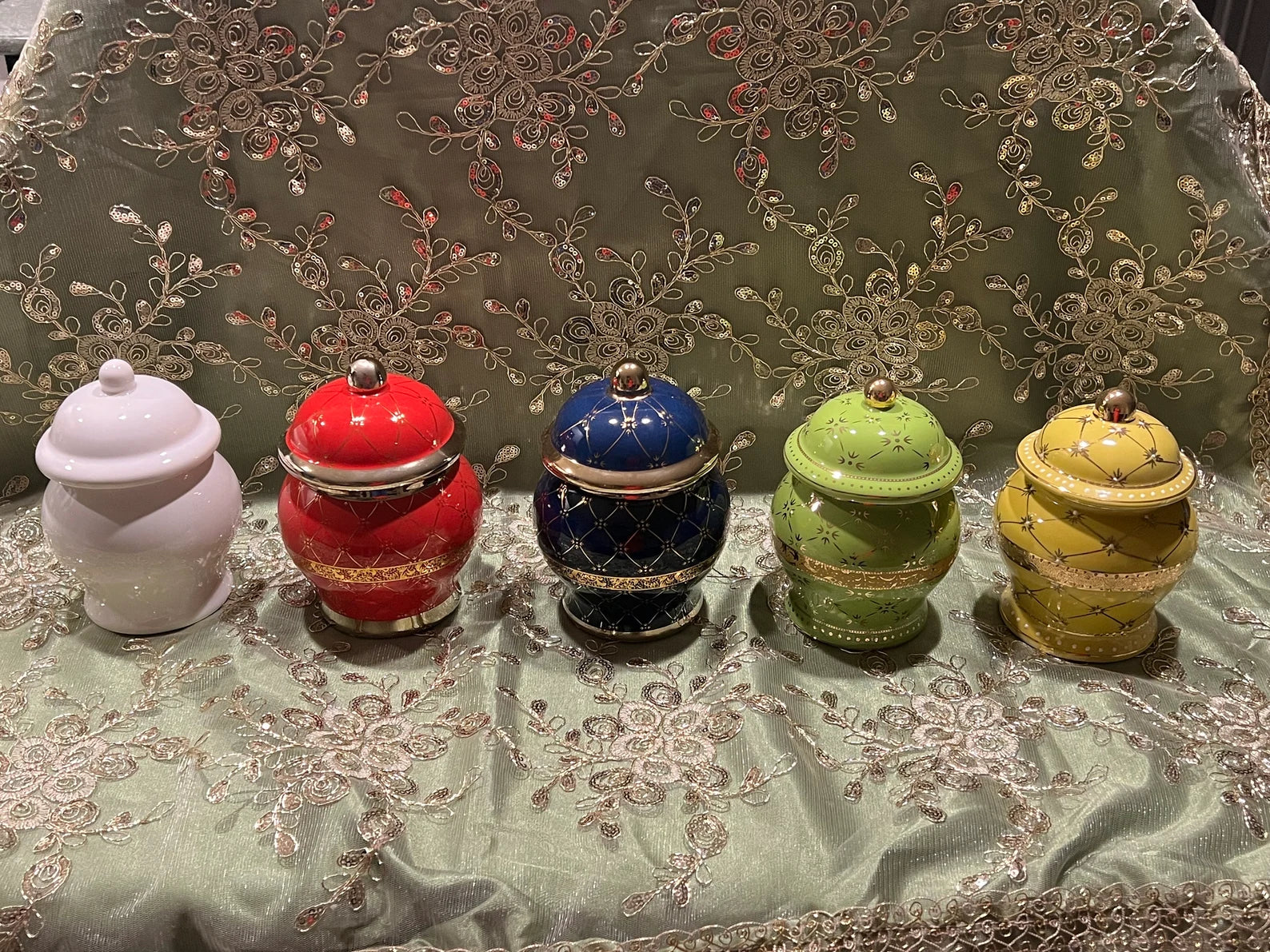 Ceramic Tinajas for Orishas: Decorative Ginger Jars