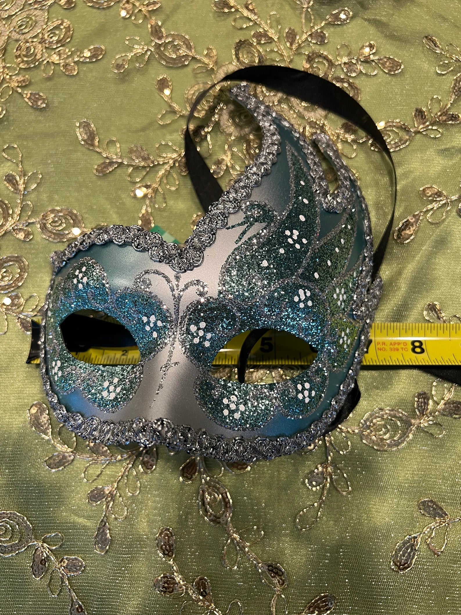 Handmade Venetian Mask: Italian Masquerade Mask for Orishas
