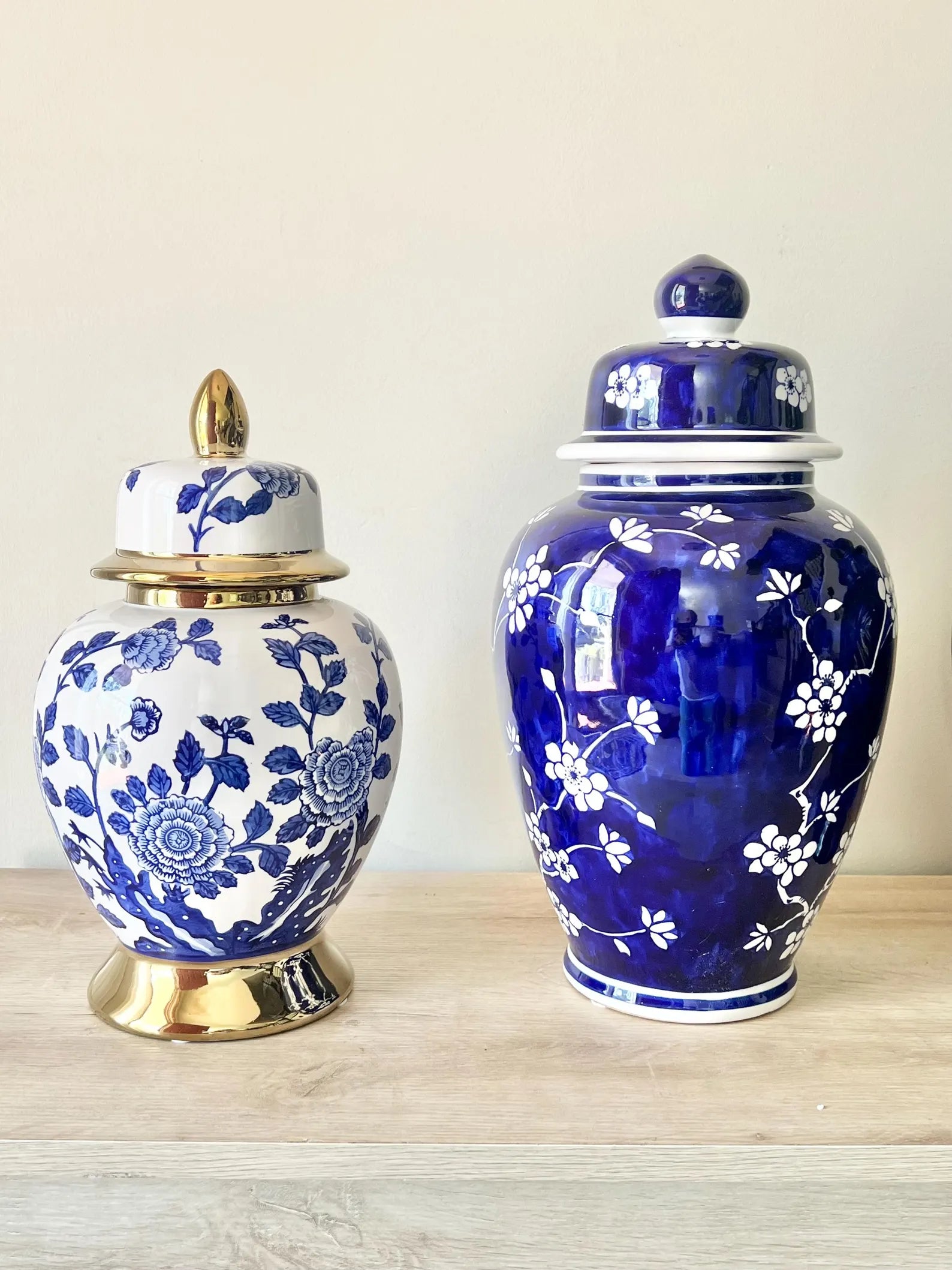 Ceramic Tinaja Ginger Jar for Yemaya/Olokun - Orisha Altar