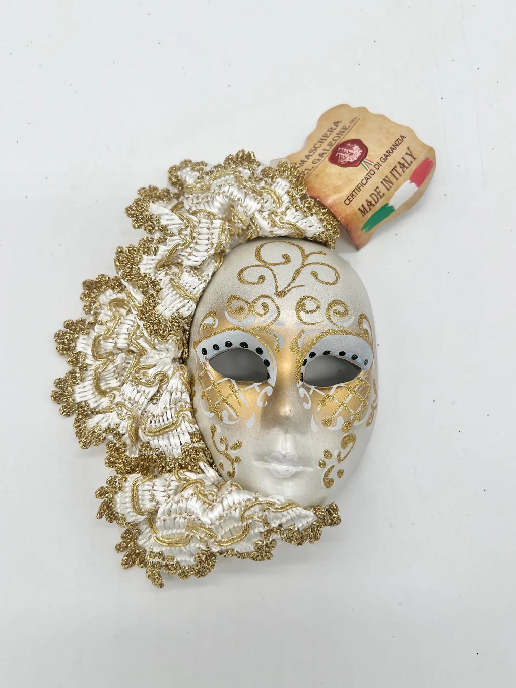 Handmade Venetian Mask for Orishas / Máscara veneciana hecha a mano para Orishas