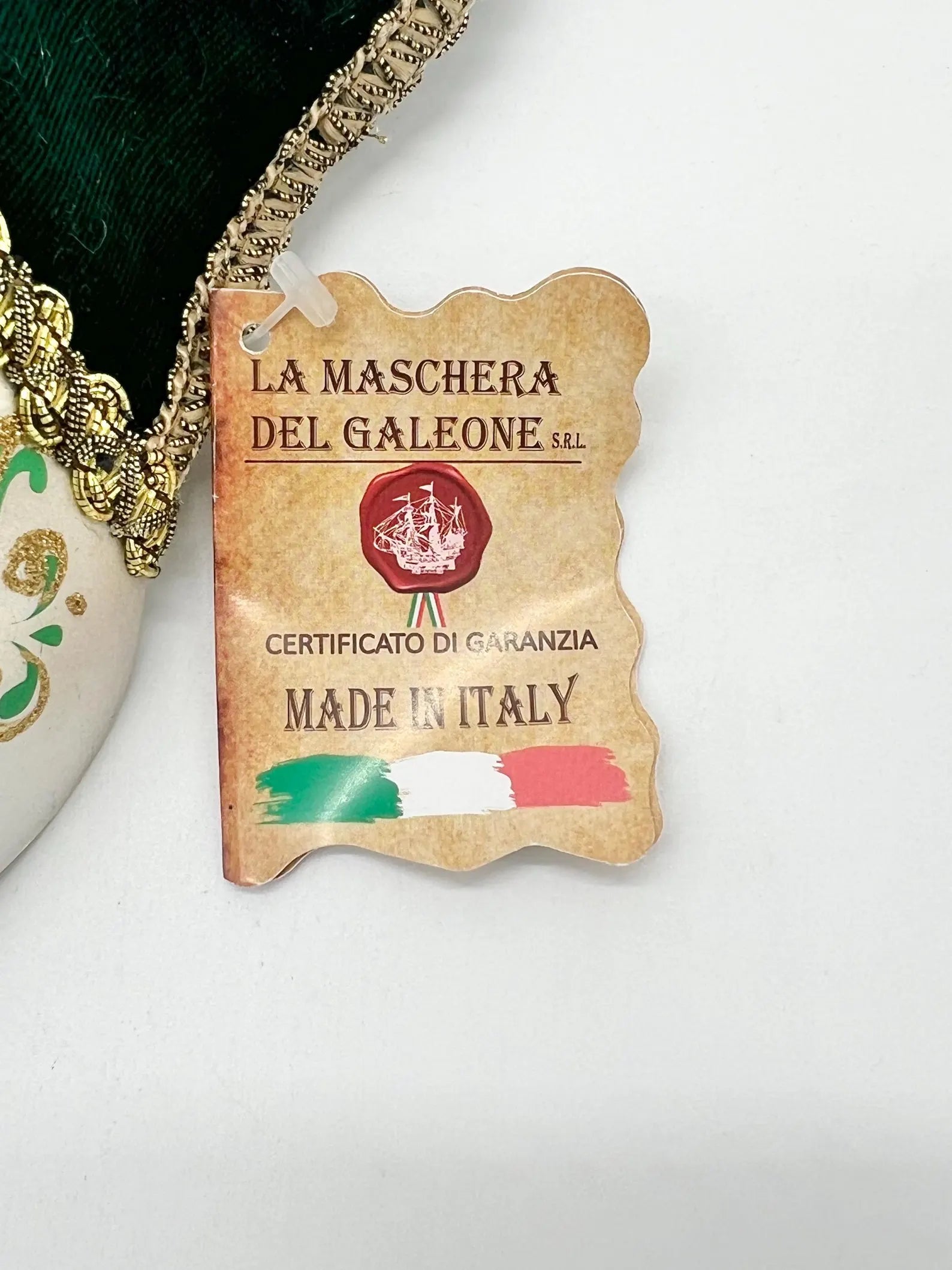 Handmade Venetian Mask for Orishas / Máscara veneciana hecha a mano para Orishas