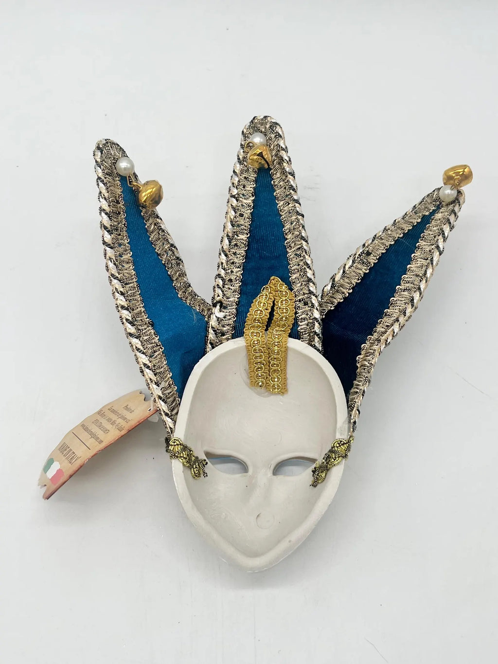 Handmade 8 inch Venetian Mask for Orishas / Máscara veneciana hecha a mano de 8 pulgada para Orishas