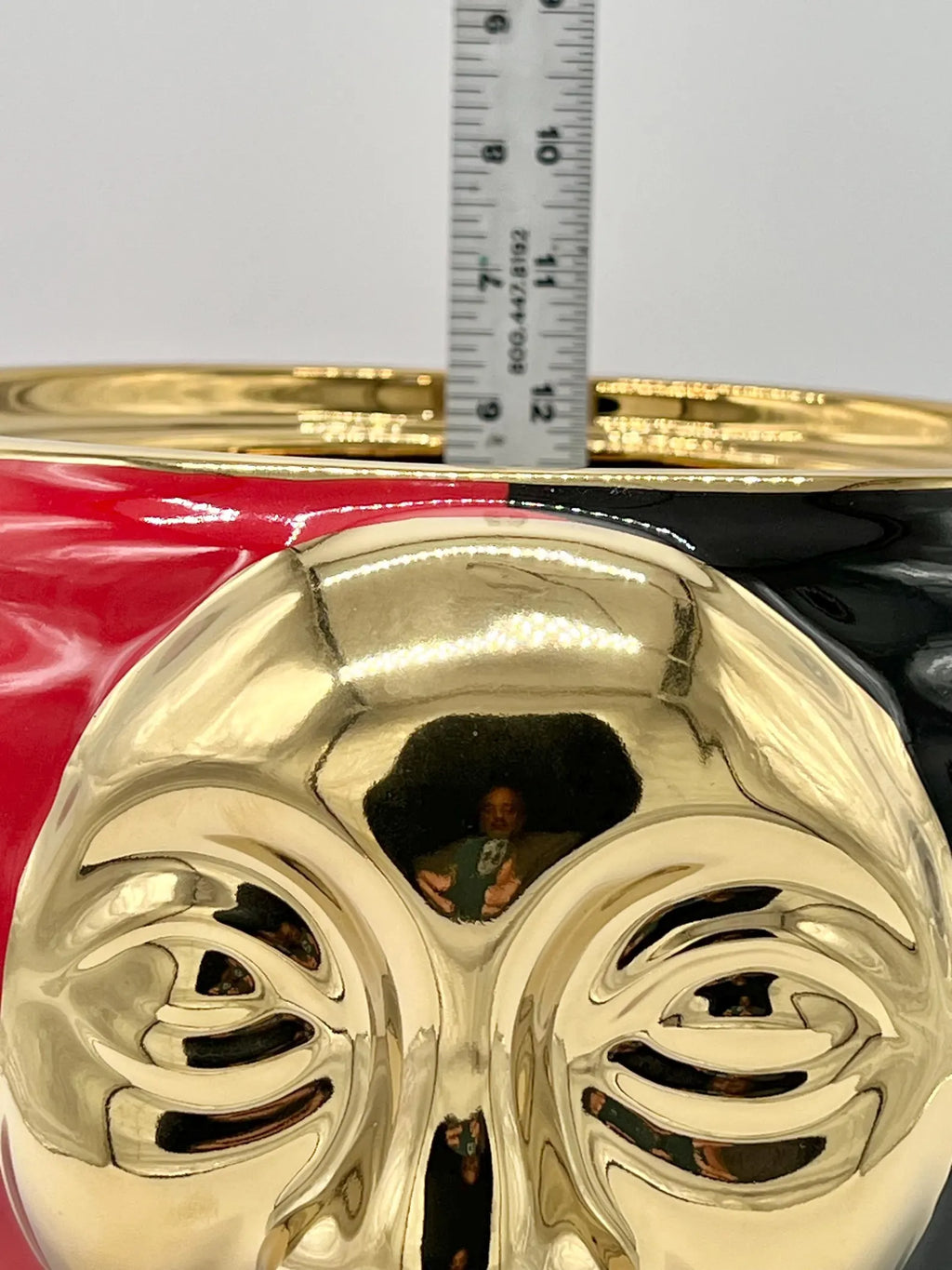 Ceramic Tinaja for Orisha crowned Eleggua / Tinaja de cerámica para Eleggua coronado