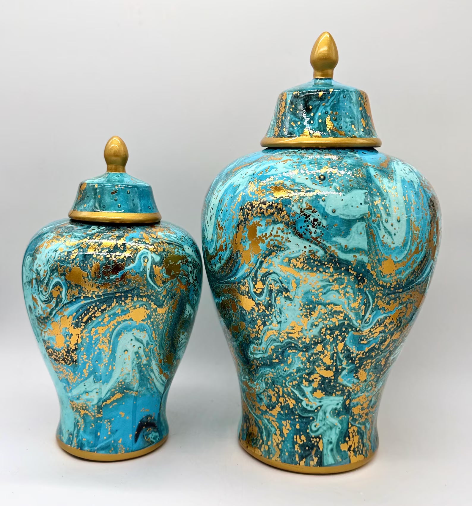 Tinaja para Olokun, Inle o Yemaya - Ginger jar for Olokun, Inle or Yemaya