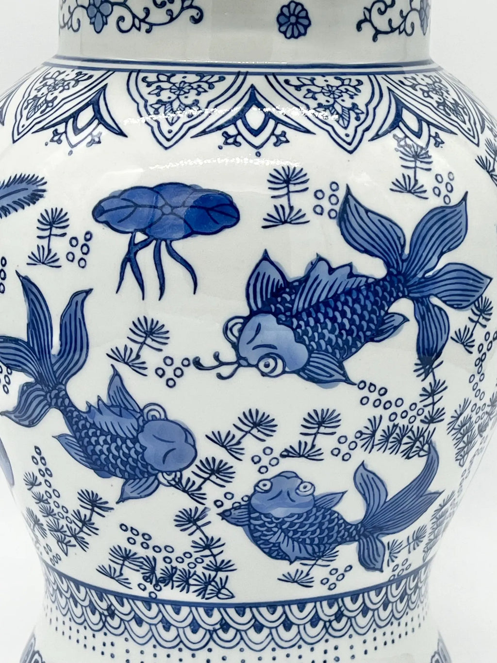 Fish Theme Tinaja (Ginger Jars) for Olokun / Tinajas con temática de peces para Olokun