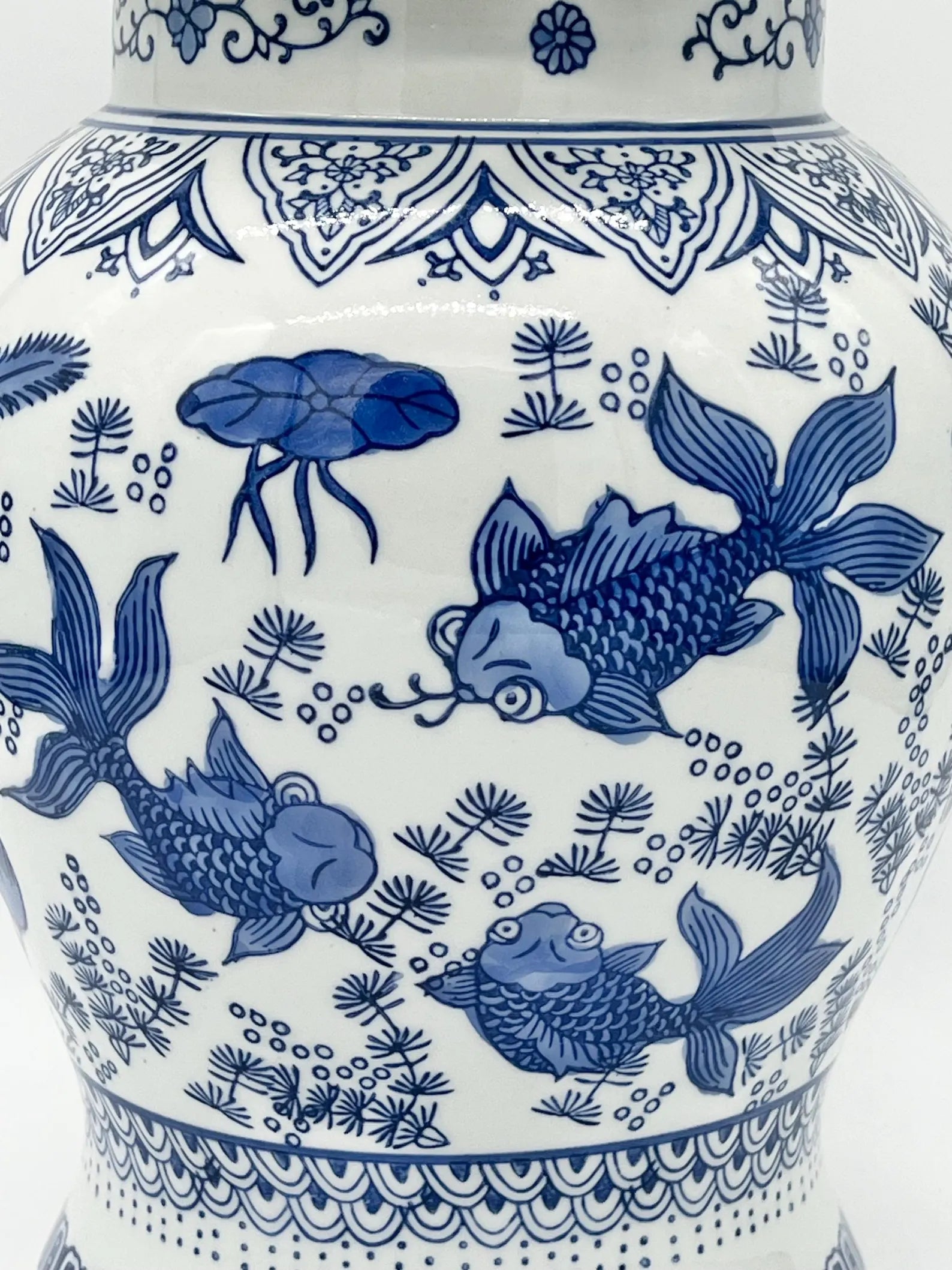 Fish Theme Tinaja (Ginger Jars) for Olokun / Tinajas con temática de peces para Olokun