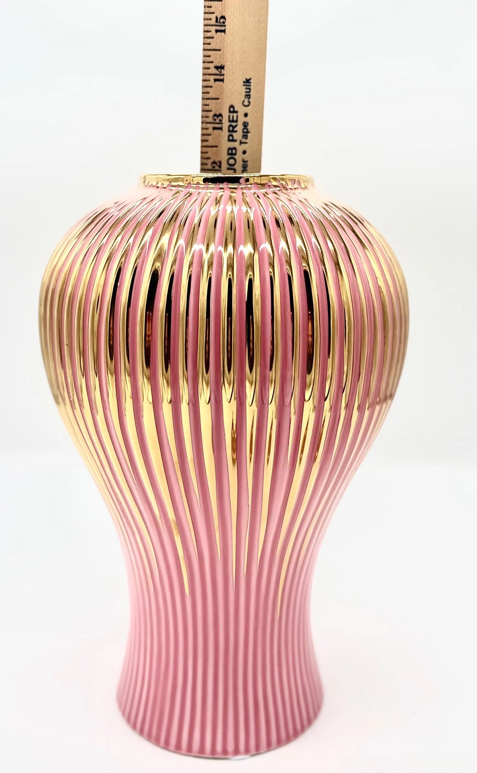 Pink & Gold Ceramic Tinajas for Orishas / Tinajas de Cerámica Para Orishas