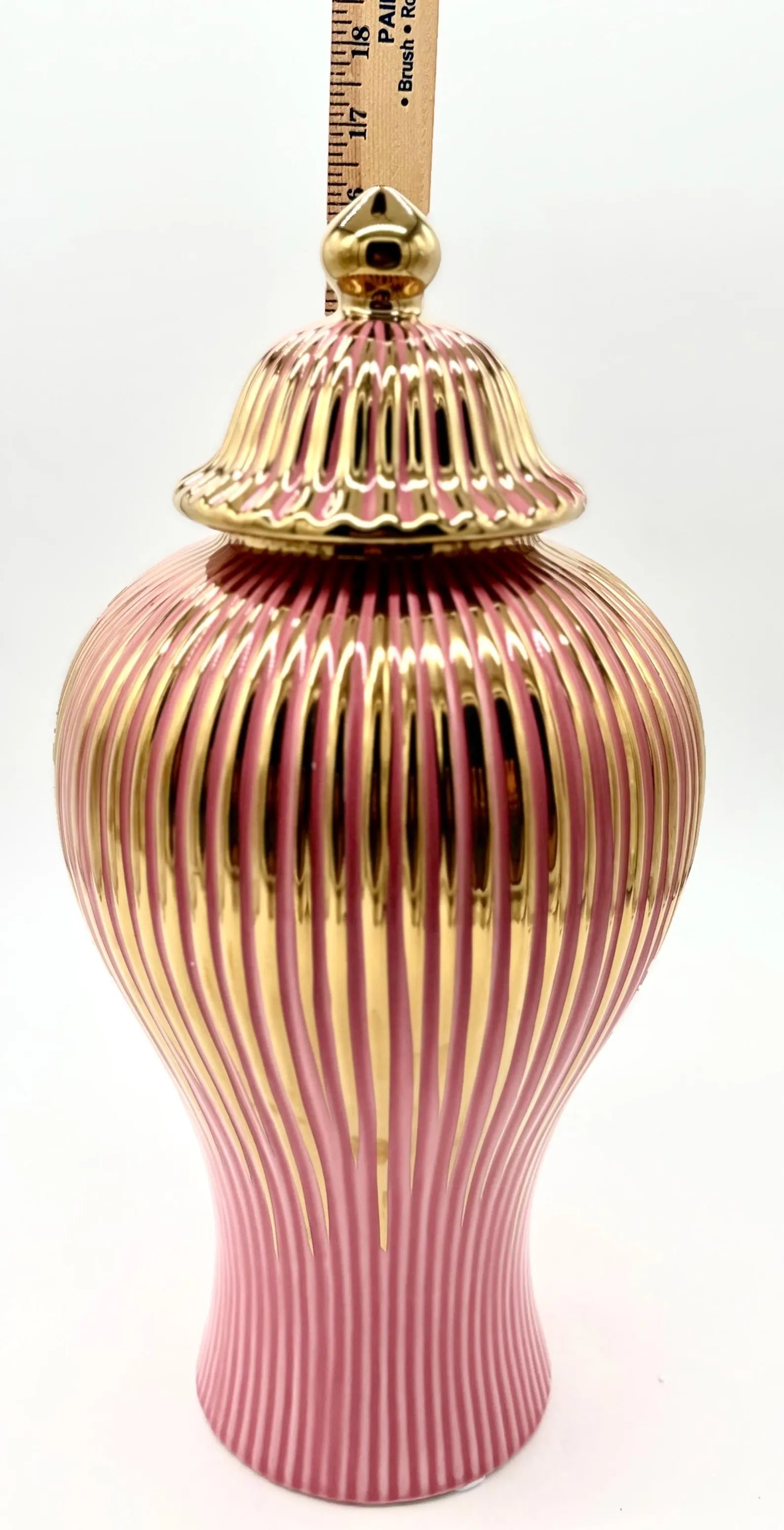 Pink & Gold Ceramic Tinajas for Orishas / Tinajas de Cerámica Para Orishas