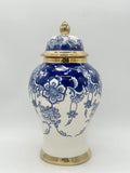 Tinaja floral para Olokun o Yemaya / Floral Ginger jar for Olokun or Yemaya
