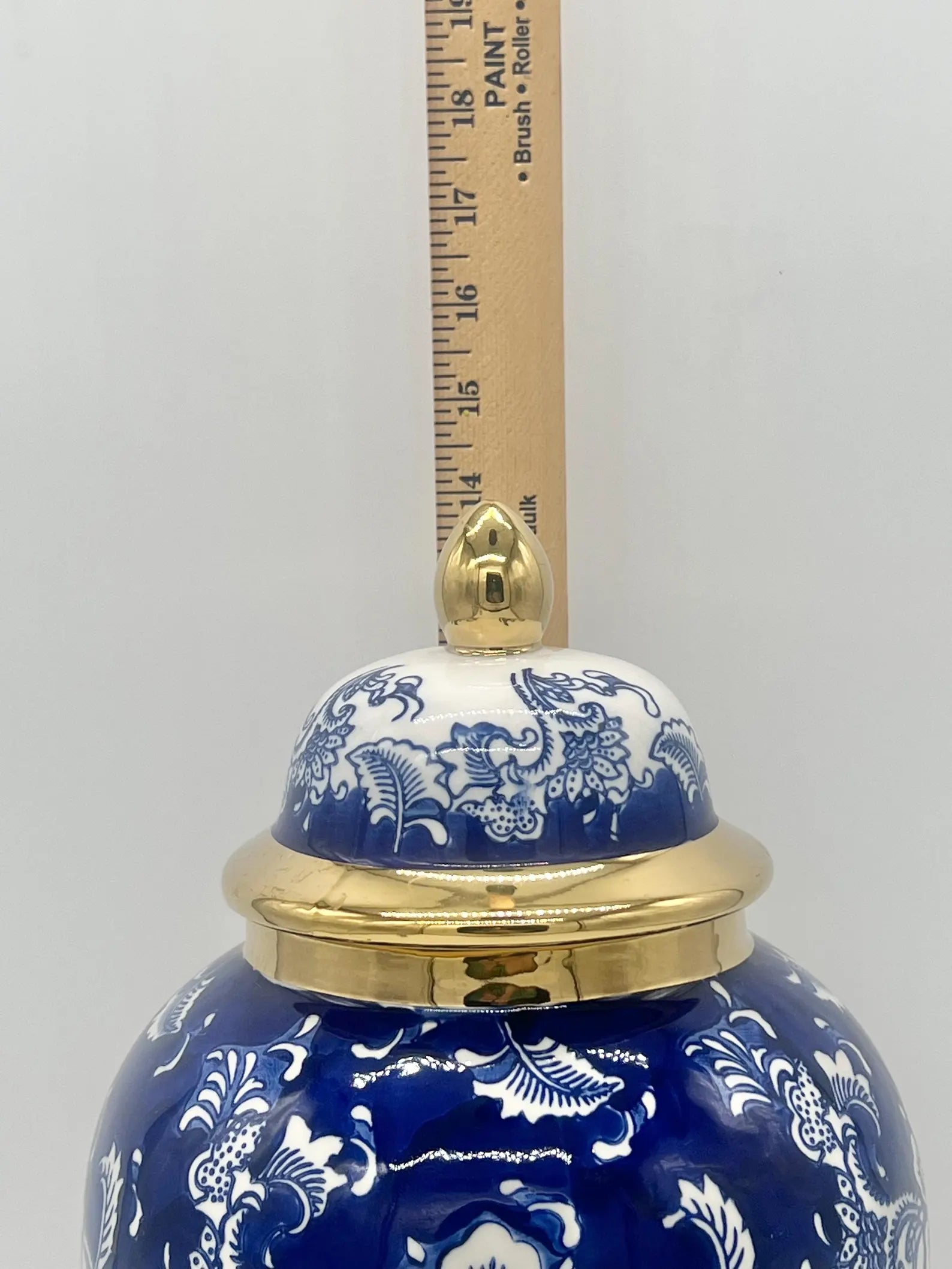 Tinaja floral para Olokun o Yemaya / Floral Ginger jar for Olokun or Yemaya