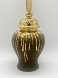 Exotic crafted 14 inch Ginger Jar for Orishas Oya/Oshun - Tinaja exótica para Orishas Oya/Oshun