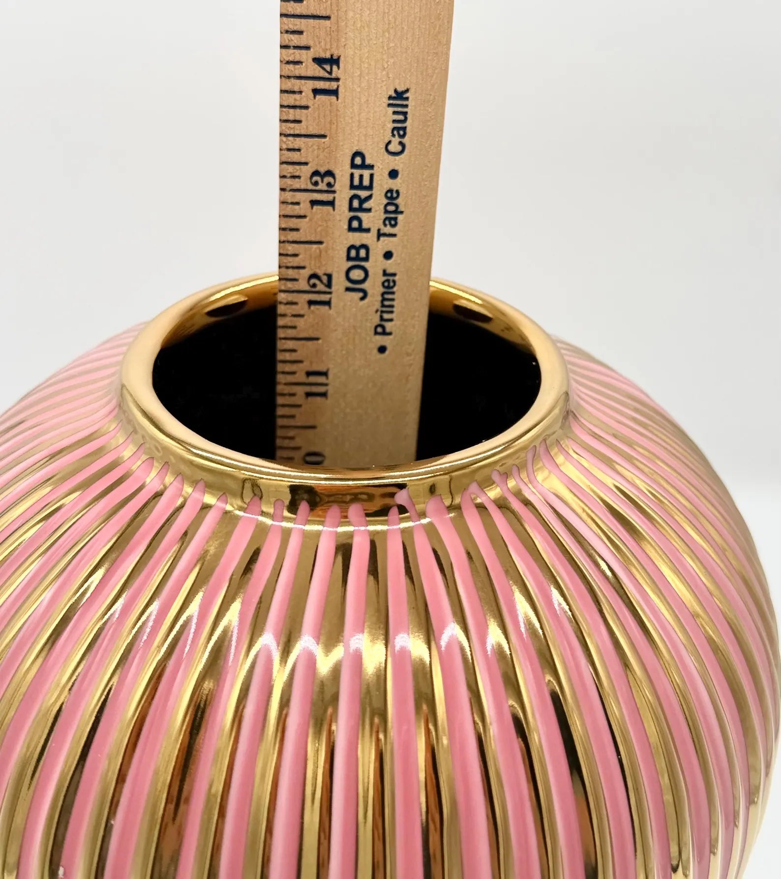 Pink & Gold Ceramic Tinajas for Orishas / Tinajas de Cerámica Para Orishas