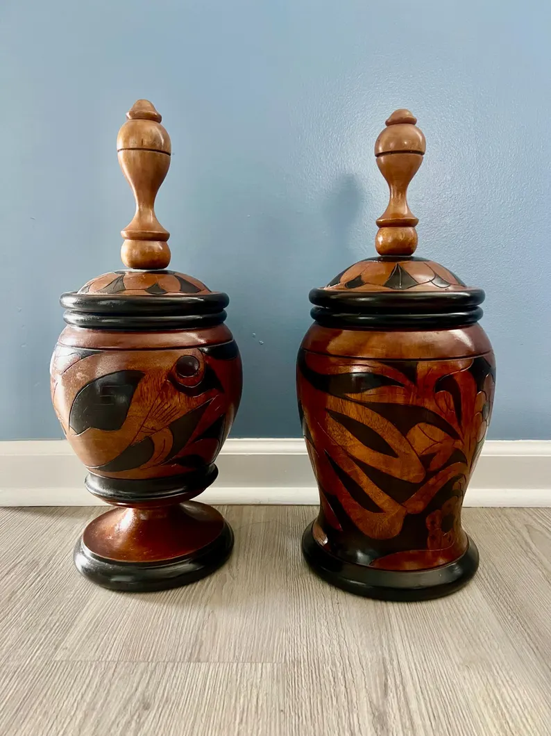 Hand Carved Wooden Basin / Lebrillo De Aggayu