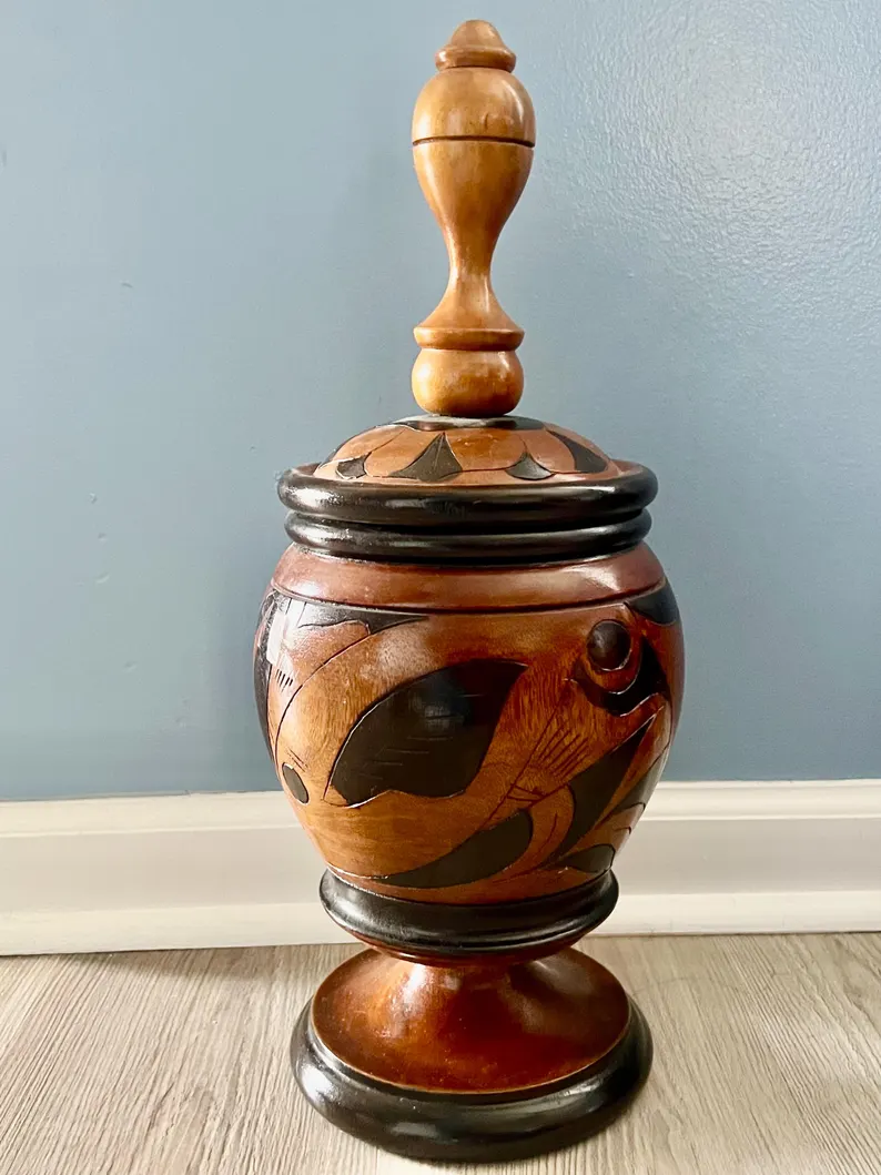 Hand Carved Wooden Basin / Lebrillo De Aggayu