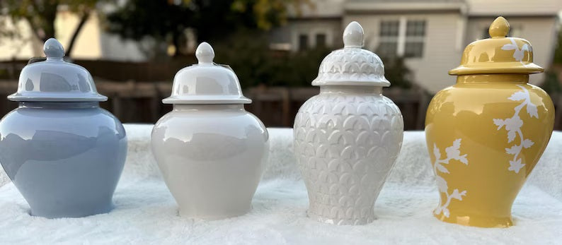 Ginger Jars for Orishas / Tinajas en Cerámica para Orishas