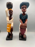 Handcrafted Muerto Wooden Statue Set / Set de Estatuas Talladas a Mano (I)