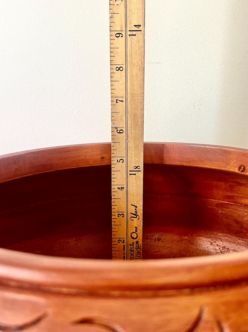 Batea Para Chango Grande con Hacha / Large Wooden Batea with Axe