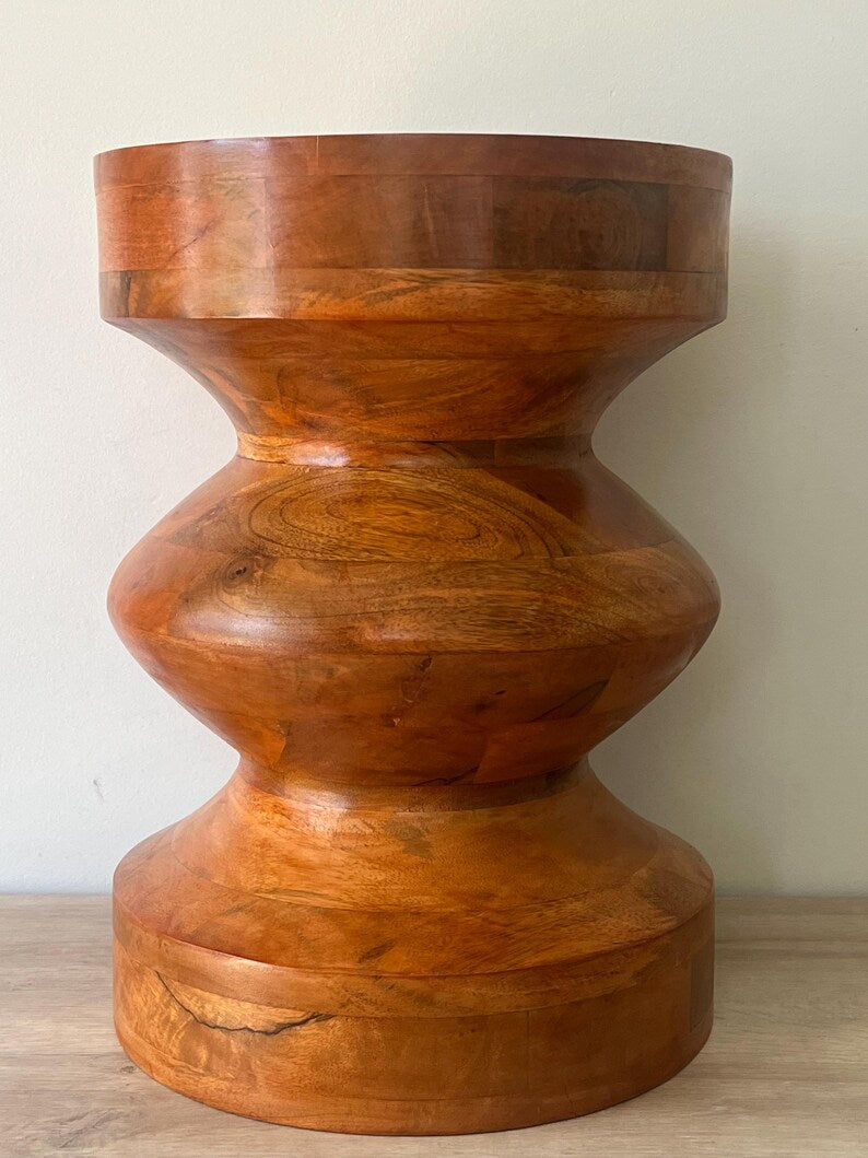 Batea Para Chango Grande con Hacha / Large Wooden Batea with Axe