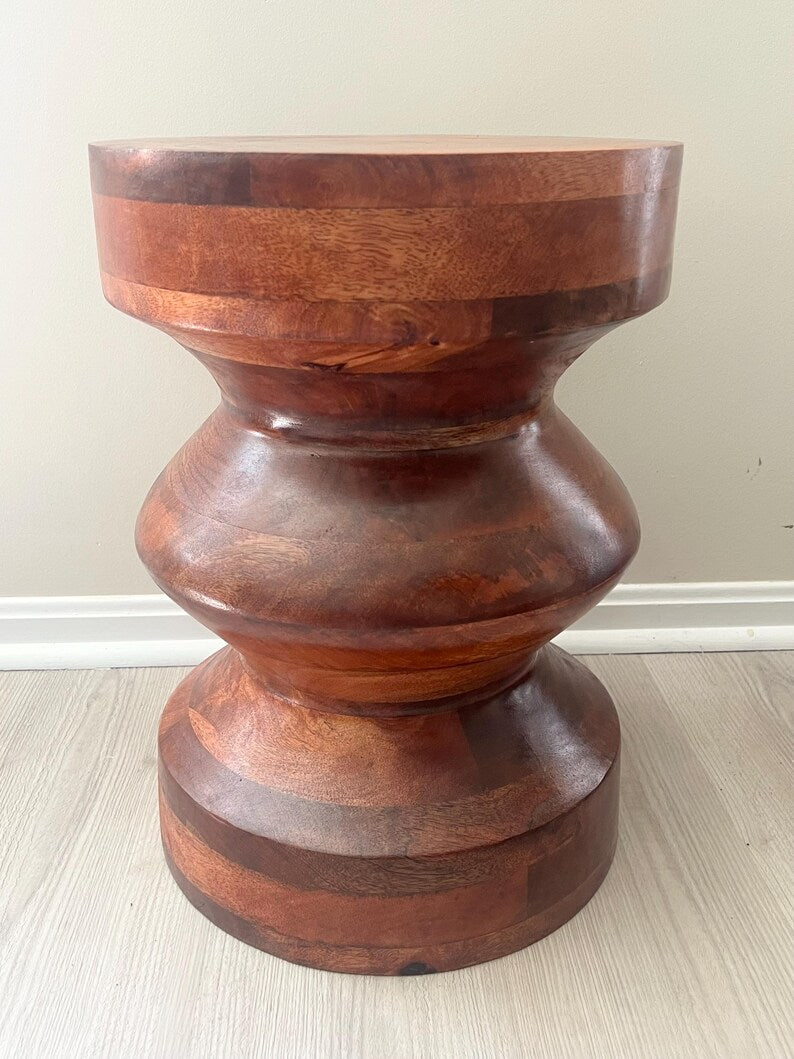 Batea Para Chango Grande con Hacha / Large Wooden Batea with Axe