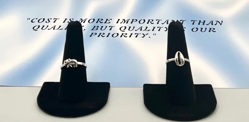 Pure Silver Elephant & Cowrie Ring: Ocha Ifa Inspired / Anillo de plata pura con Elefante & Cowrie: inspirado en Ocha Ifa